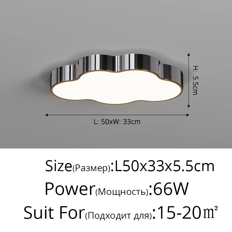 plafonnier led en fer forgé pour éclairage décoratif intérieur