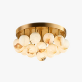 plafonnier led en forme de bulle marbrée collection classique décoratif