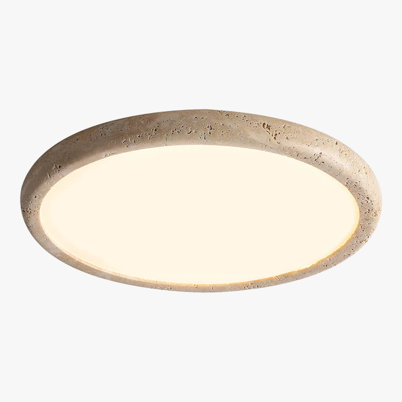 plafonnier led en pierre naturelle style minimaliste