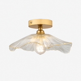 Plafonnier Led en verre au design moderne
