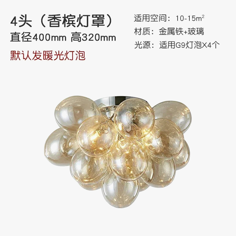 plafonnier led en verre design décoratif d'intérieur idéal pour diverses utilisations