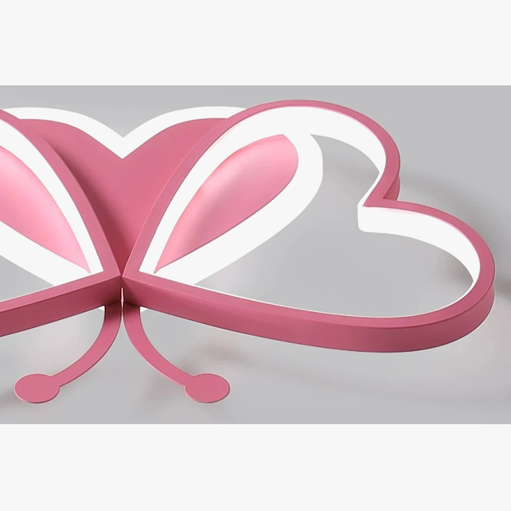 plafonnier led encastré acrylique papillon éclairage créatif