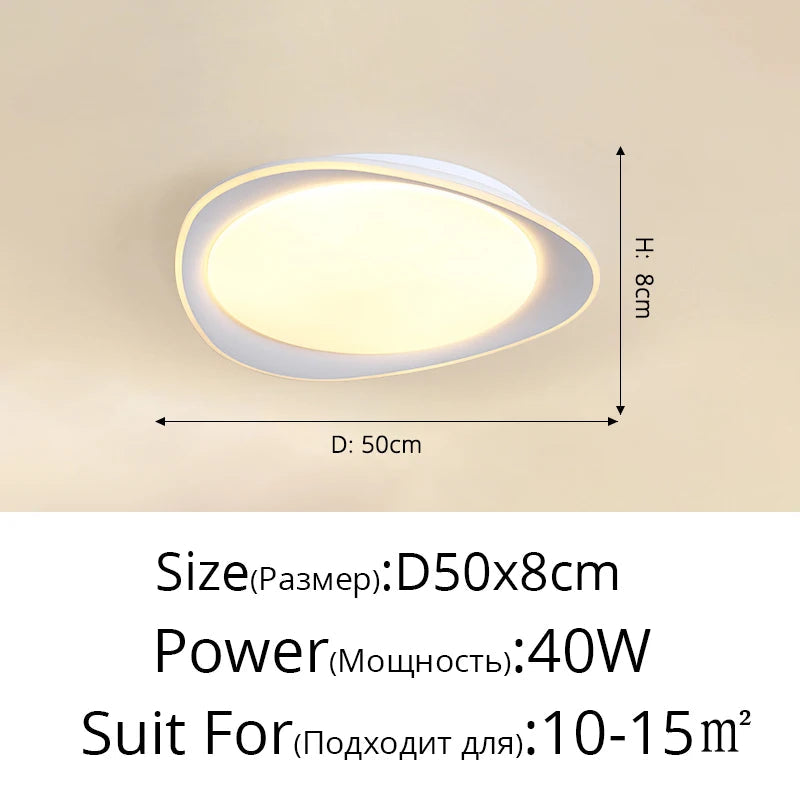 plafonnier led encastré moderne simple et minimaliste