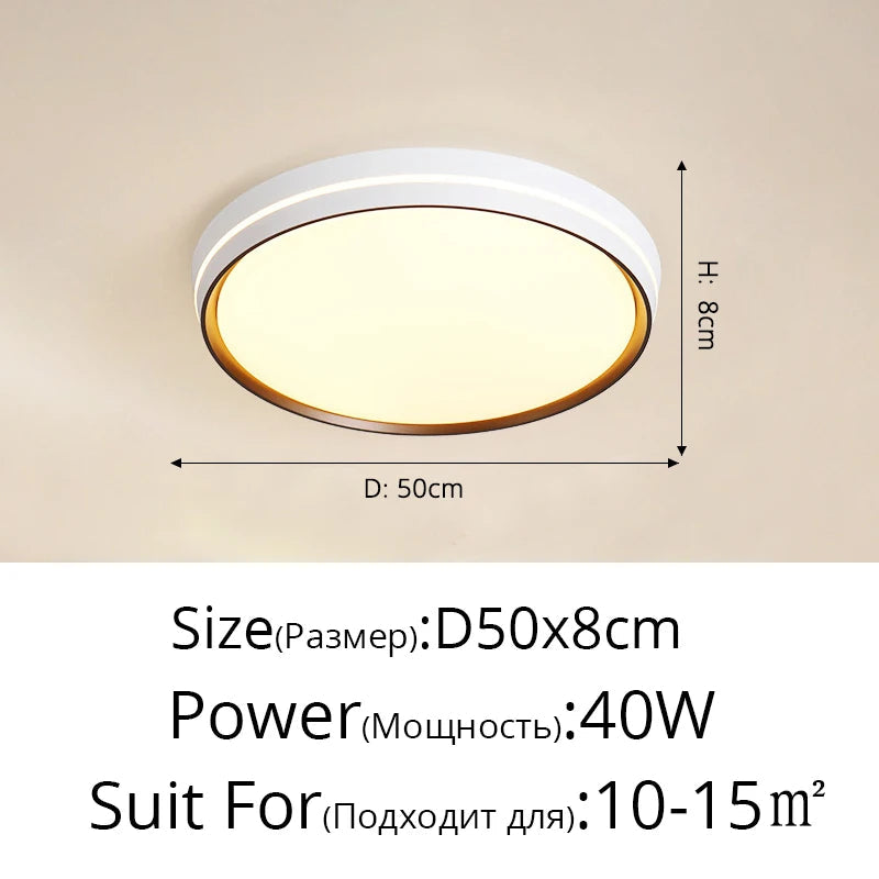 plafonnier led encastré moderne simple et minimaliste