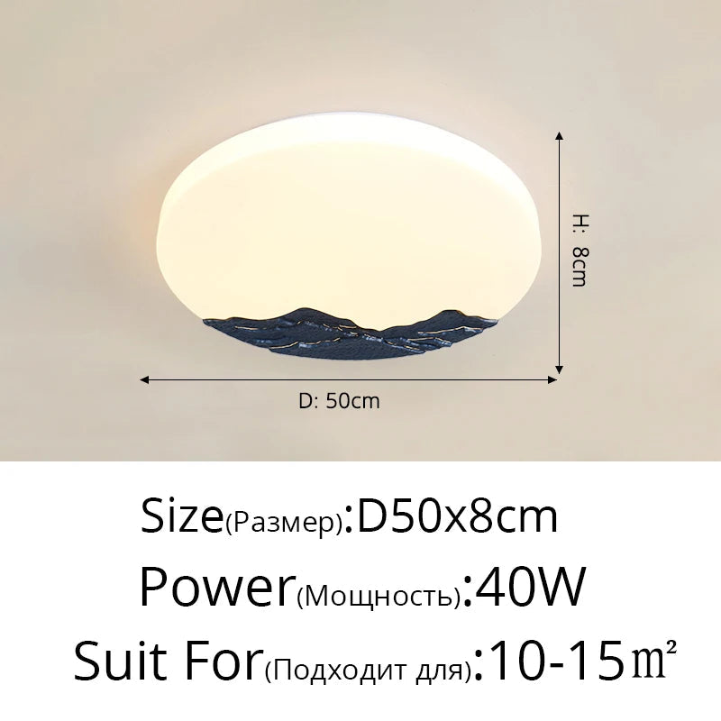 plafonnier led encastré moderne simple et minimaliste