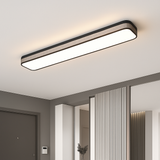 plafonnier led encastré rectangulaire minimaliste pour allée longue