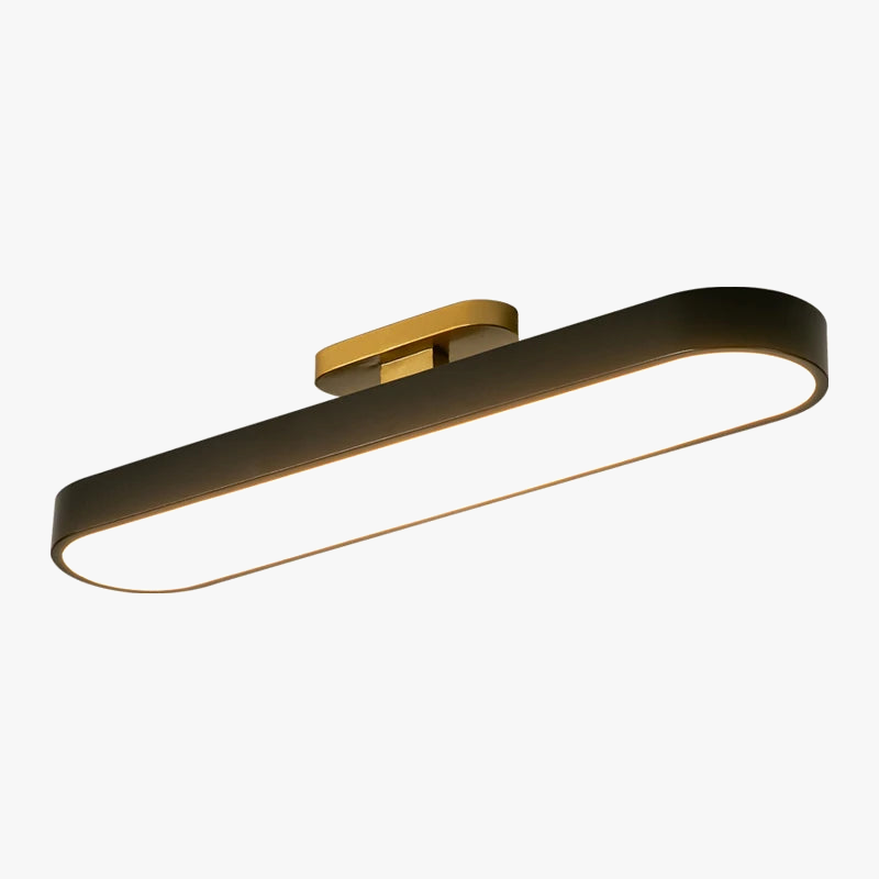 plafonnier led encastré rectangulaire moderne et minimaliste