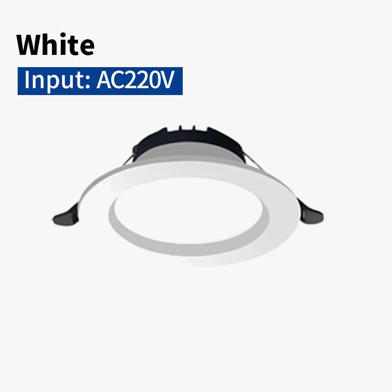 plafonnier led encastré ultra mince en aluminium pour intérieur