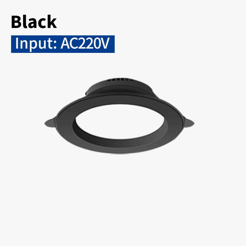 plafonnier led encastré ultra mince en aluminium pour intérieur