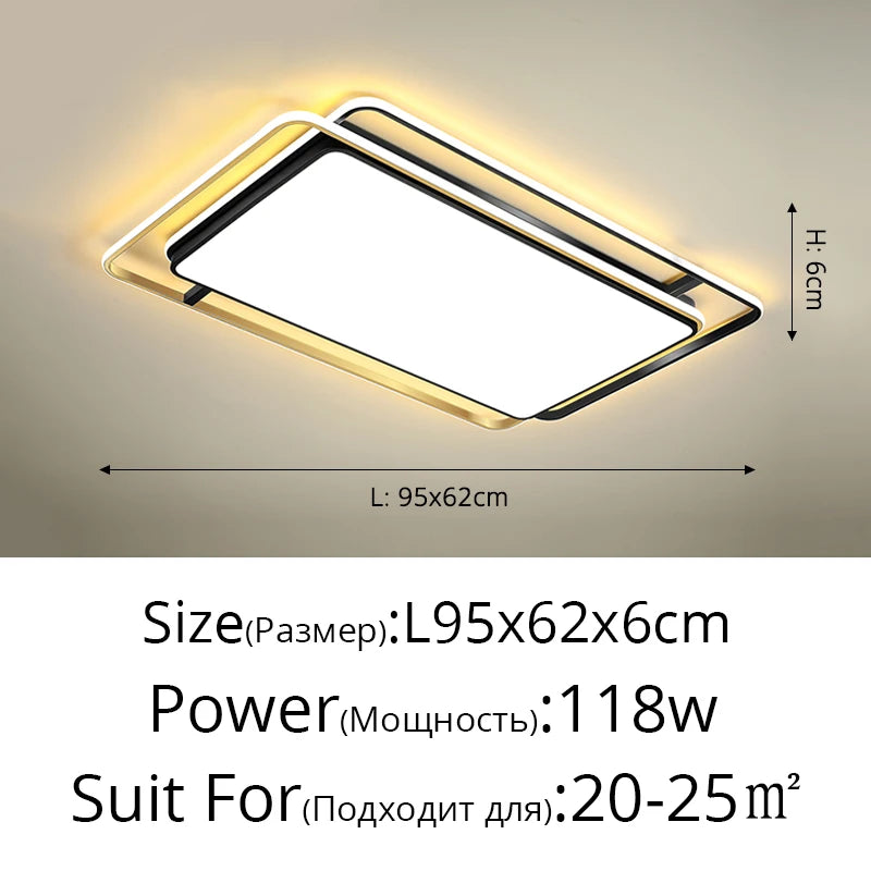 plafonnier led géométrie créative simplicité élégance éclairage intérieur
