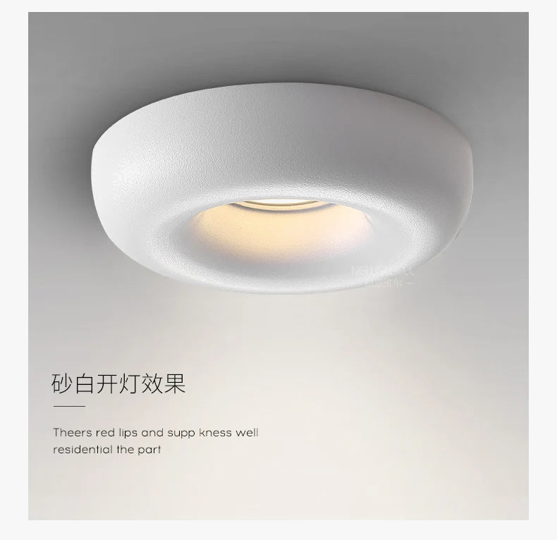 plafonnier led intégré design pour éclairage moderne discret