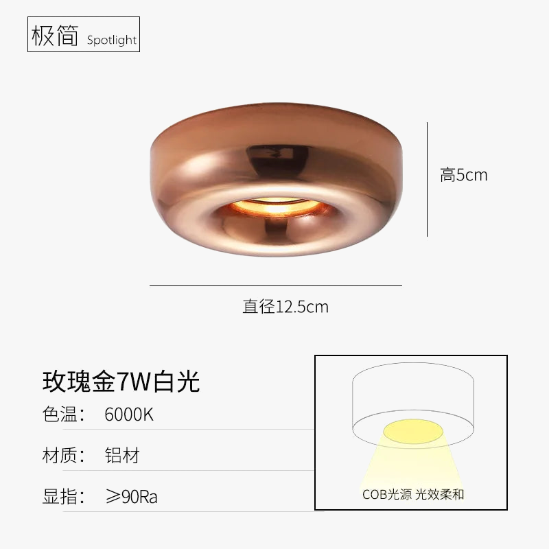 plafonnier led intégré design pour éclairage moderne discret