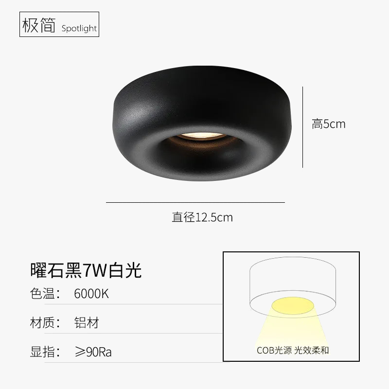 plafonnier led intégré design pour éclairage moderne discret