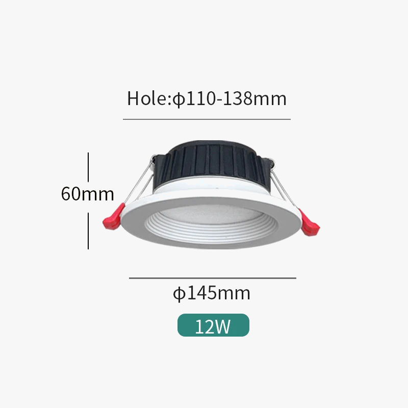 plafonnier led intégré super lumineux pour magasin commercial