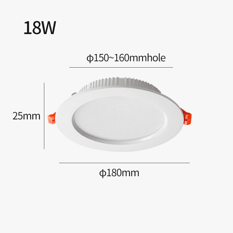 plafonnier led intérieur éclairage blanc froid moderne