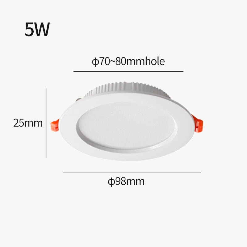 plafonnier led intérieur éclairage blanc froid moderne