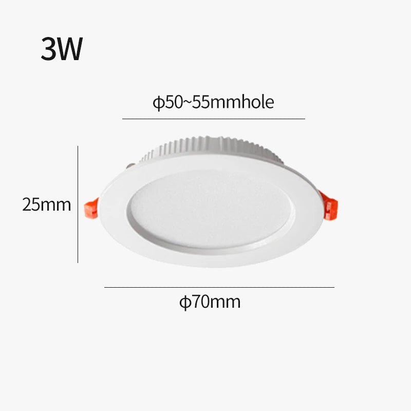 plafonnier led intérieur éclairage blanc froid moderne