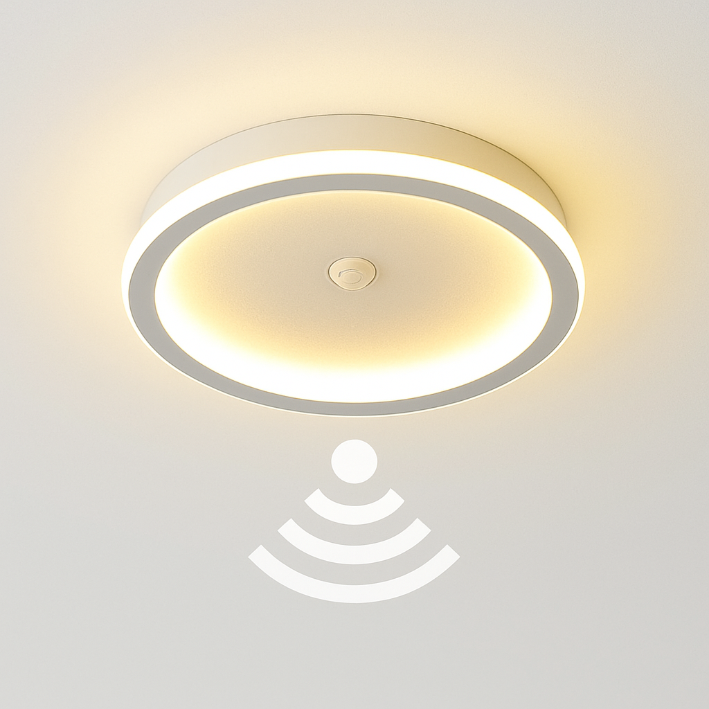 plafonnier led intelligent avec capteur de mouvement pir
