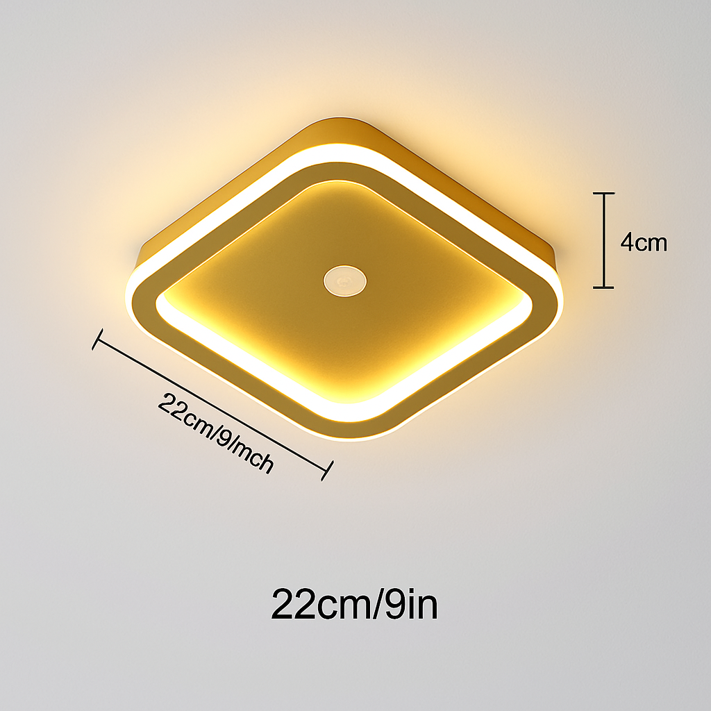 plafonnier led intelligent avec capteur de mouvement pir