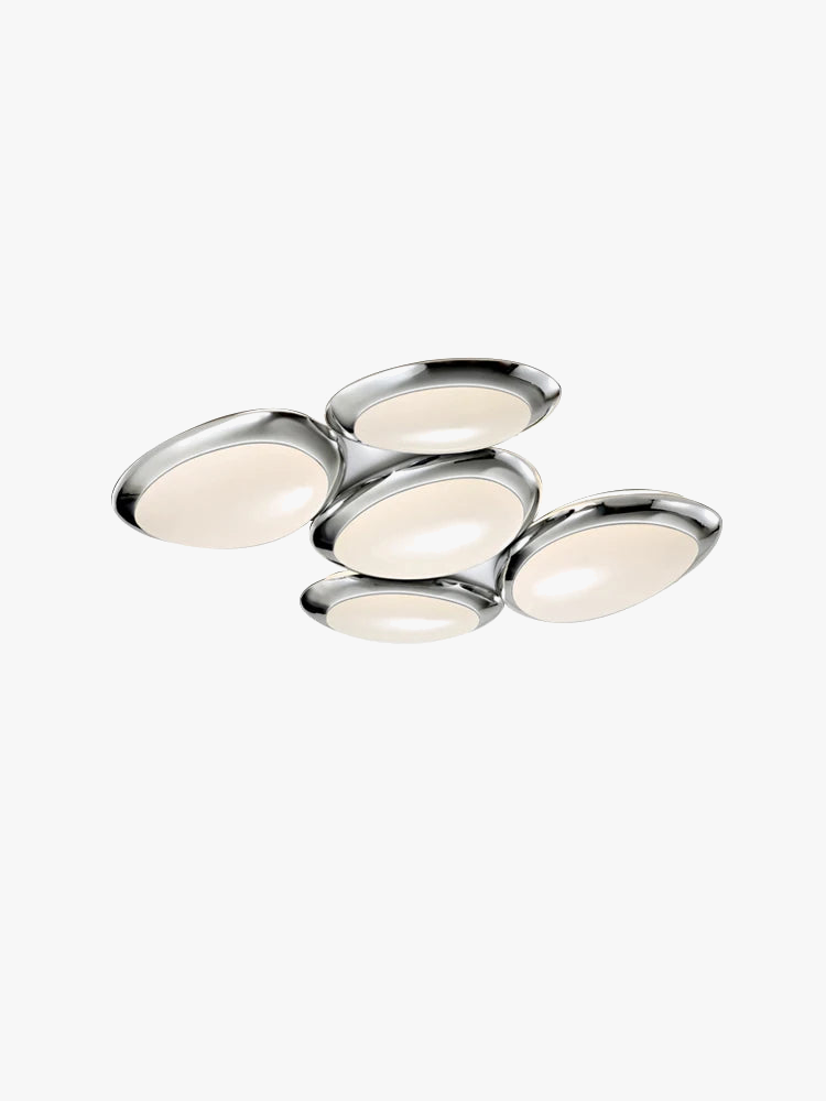 plafonnier led intelligent design moderne forme galets