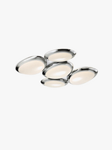 plafonnier led intelligent design moderne forme galets
