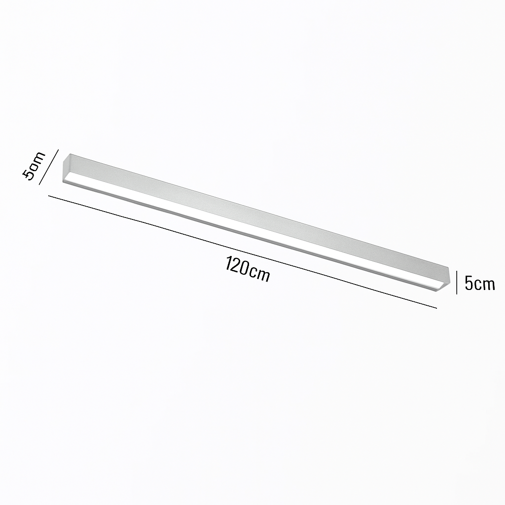 plafonnier led minimaliste ajustable en aluminium