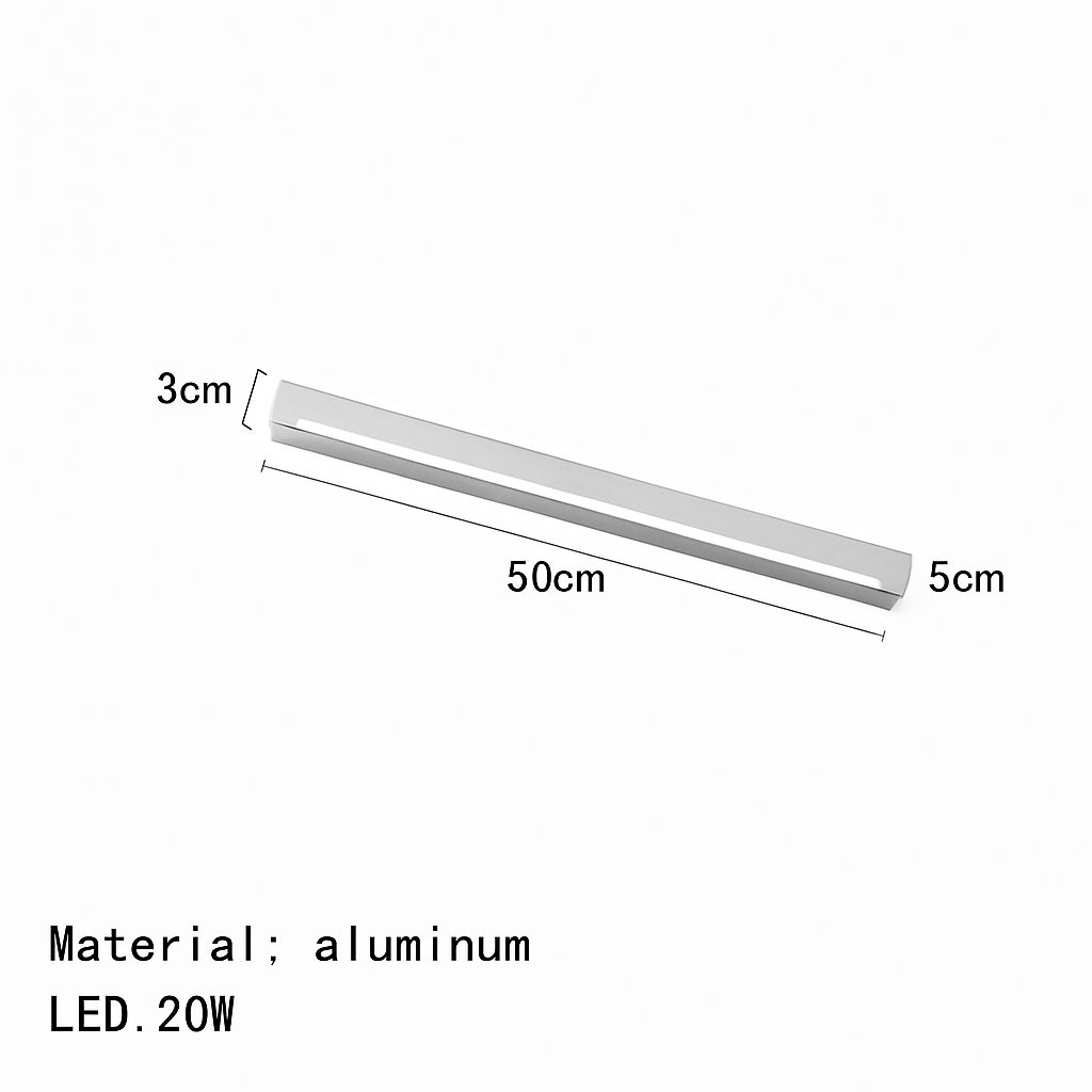 plafonnier led minimaliste ajustable en aluminium