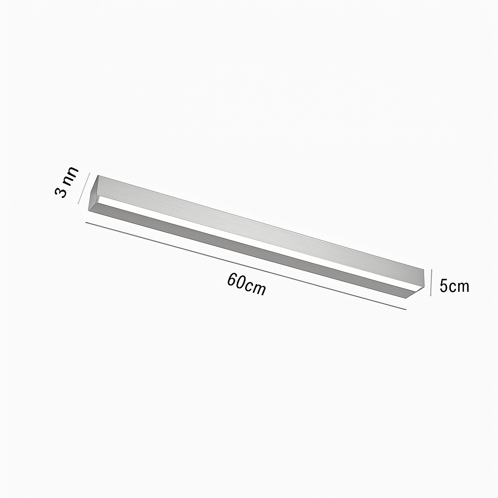 plafonnier led minimaliste ajustable en aluminium