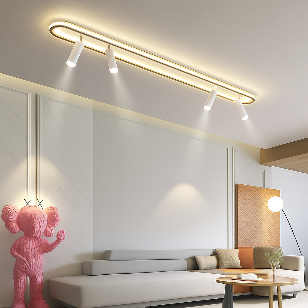 plafonnier led minimaliste art déco pour éclairage intérieur hôtel maison