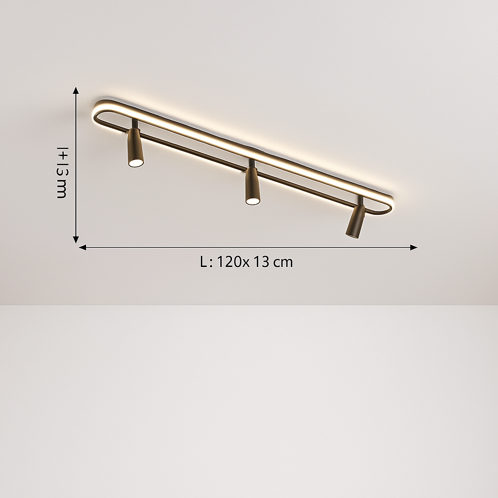 plafonnier led minimaliste art déco pour éclairage intérieur hôtel maison