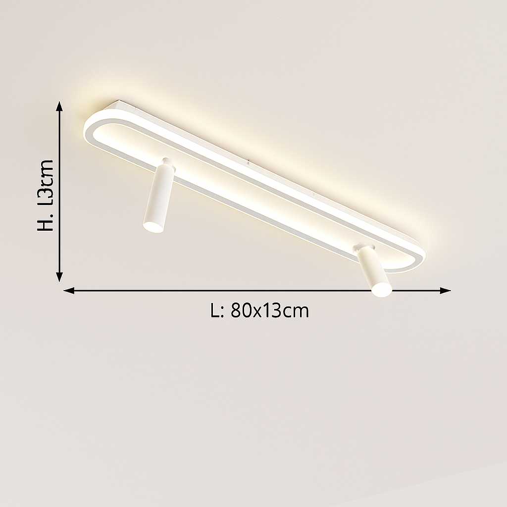 plafonnier led minimaliste art déco pour éclairage intérieur hôtel maison