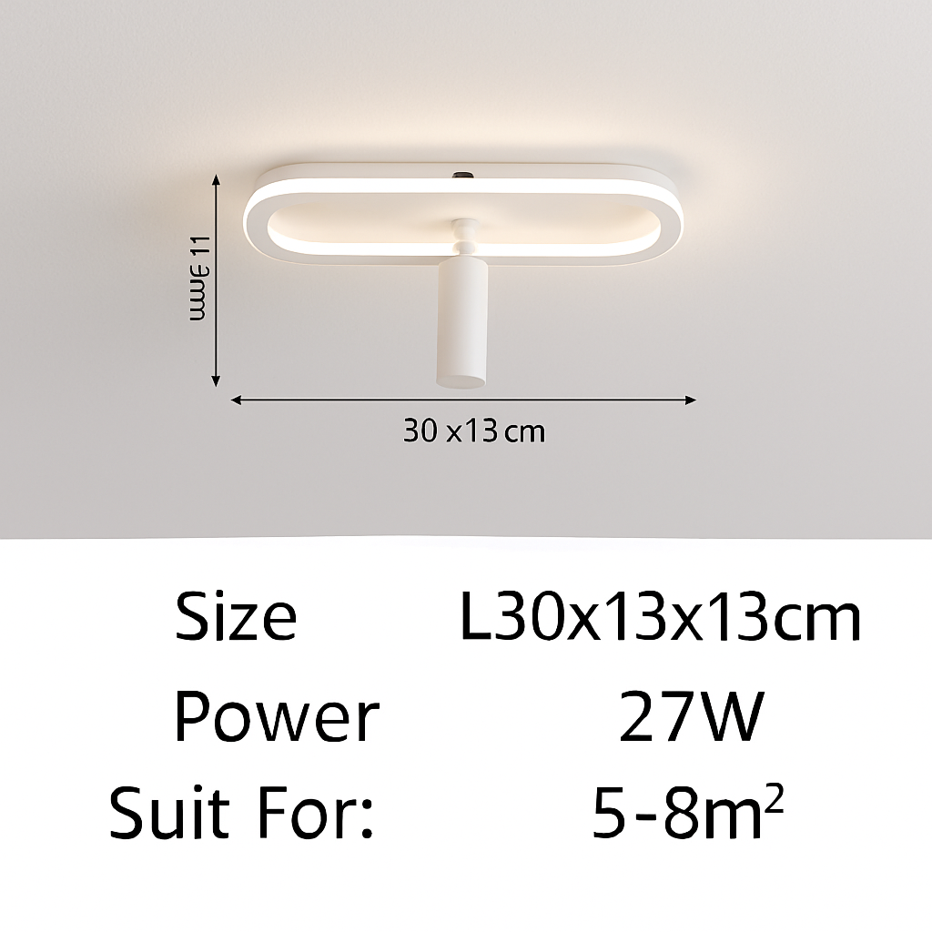plafonnier led minimaliste art déco pour éclairage intérieur hôtel maison