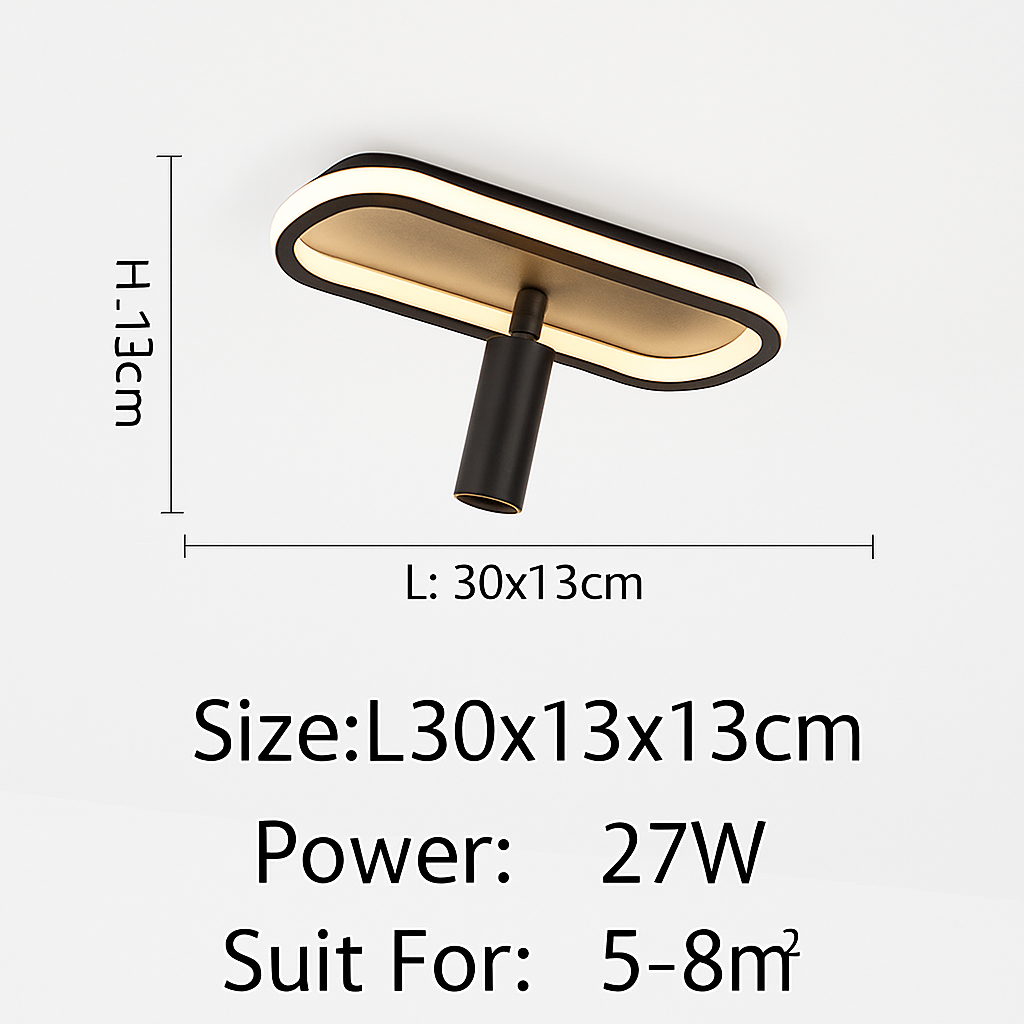 plafonnier led minimaliste art déco pour éclairage intérieur hôtel maison