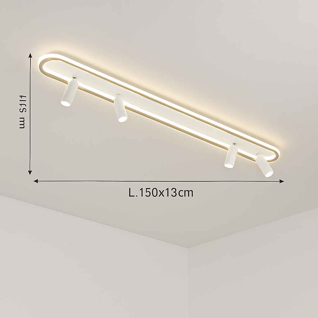 plafonnier led minimaliste art déco pour éclairage intérieur hôtel maison