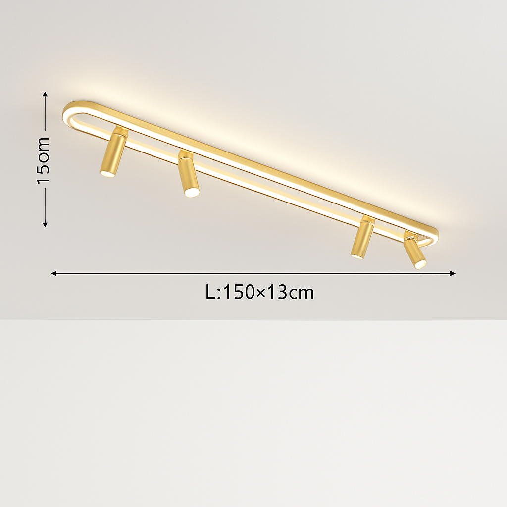 plafonnier led minimaliste art déco pour éclairage intérieur hôtel maison