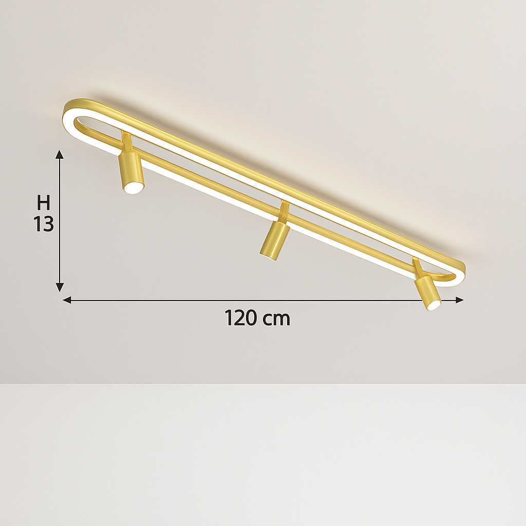 plafonnier led minimaliste art déco pour éclairage intérieur hôtel maison