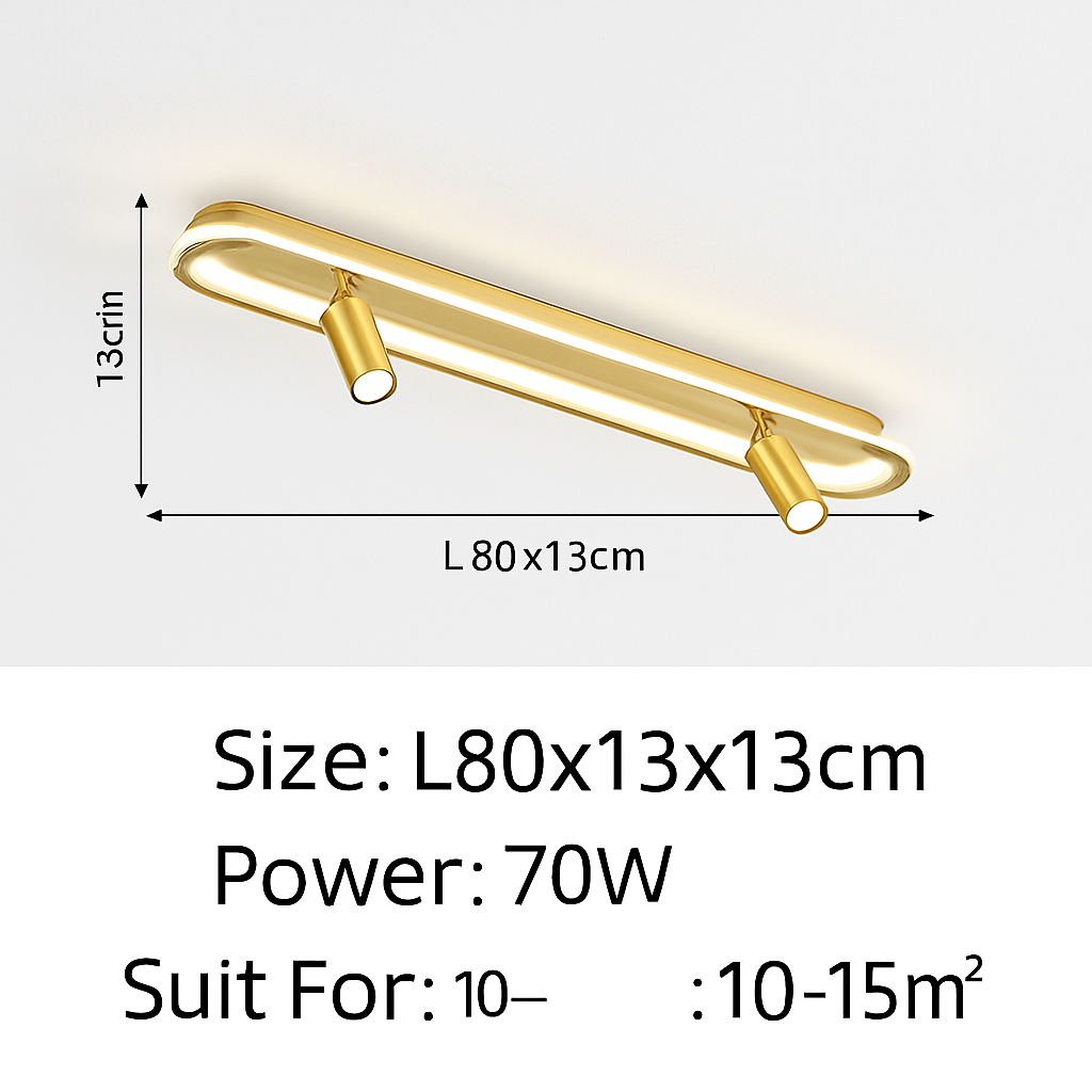 plafonnier led minimaliste art déco pour éclairage intérieur hôtel maison