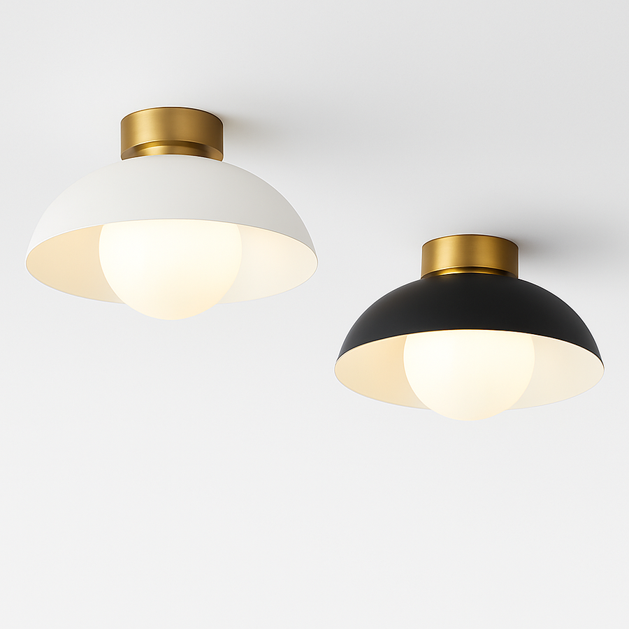 plafonnier led minimaliste en fer pour décoration intérieure