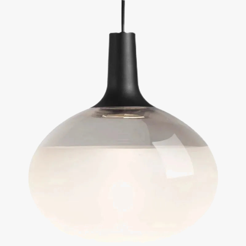 plafonnier led minimaliste en verre blanc mat design élégant moderne
