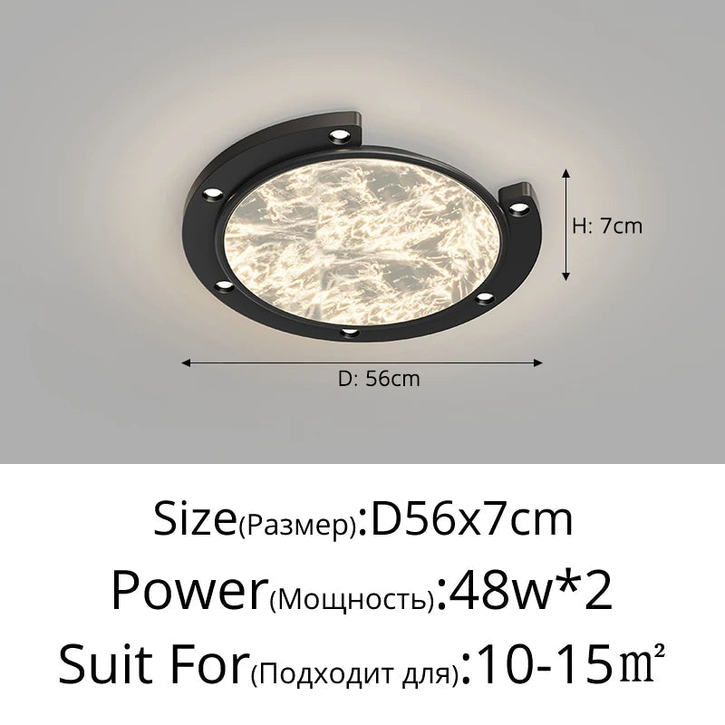 plafonnier led minimaliste protection des yeux éclairage intérieur moderne