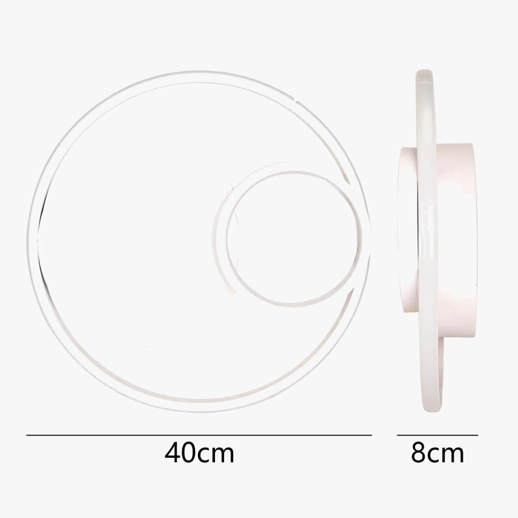 plafonnier led moderne 3 couleurs pour intérieur maison