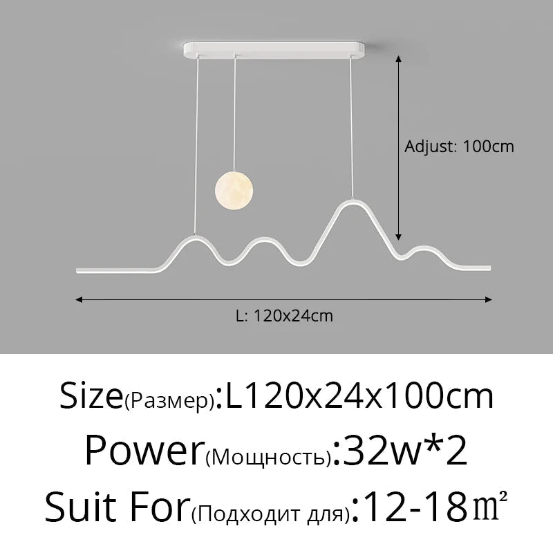 plafonnier led moderne avec anneau créatif pour intérieur décoratif