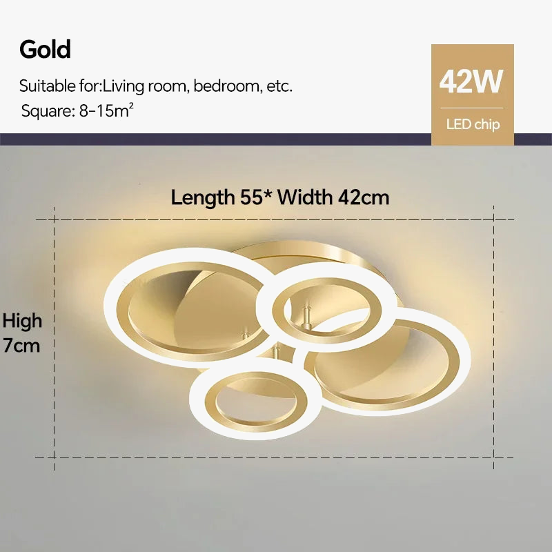 plafonnier led moderne avec gradation pour intérieur élégant