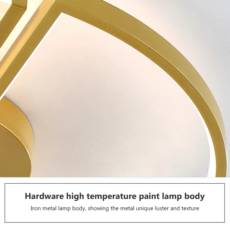 plafonnier led moderne avec intensité variable et design unique
