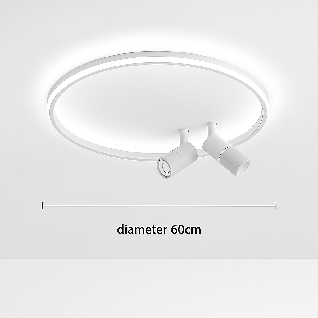 plafonnier led moderne avec projecteur pour décoration intérieure