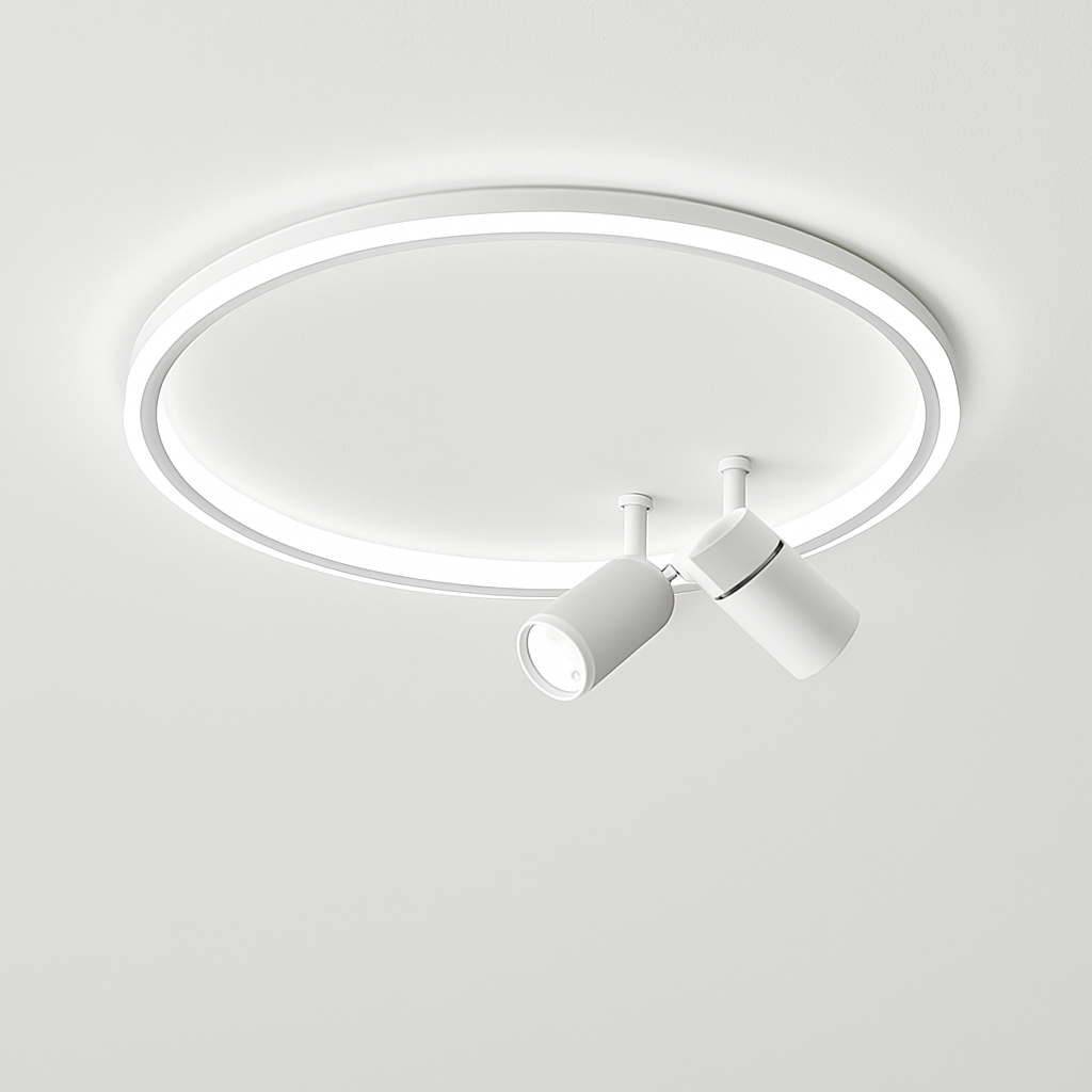 plafonnier led moderne avec projecteur pour décoration intérieure