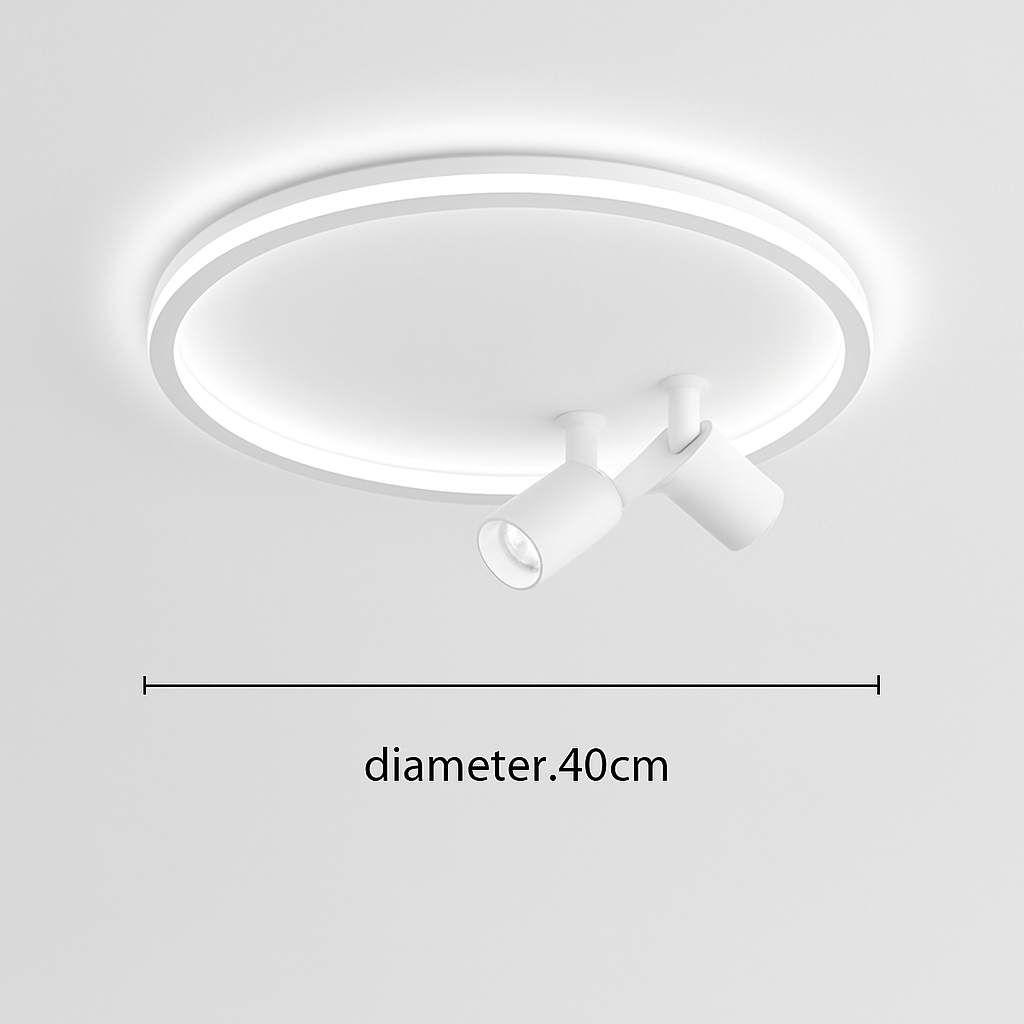 plafonnier led moderne avec projecteur pour décoration intérieure