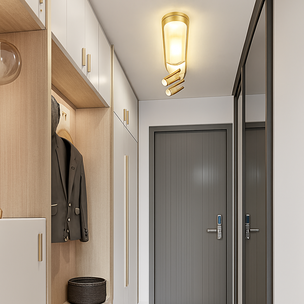 plafonnier led moderne avec projecteur pour décoration intérieure