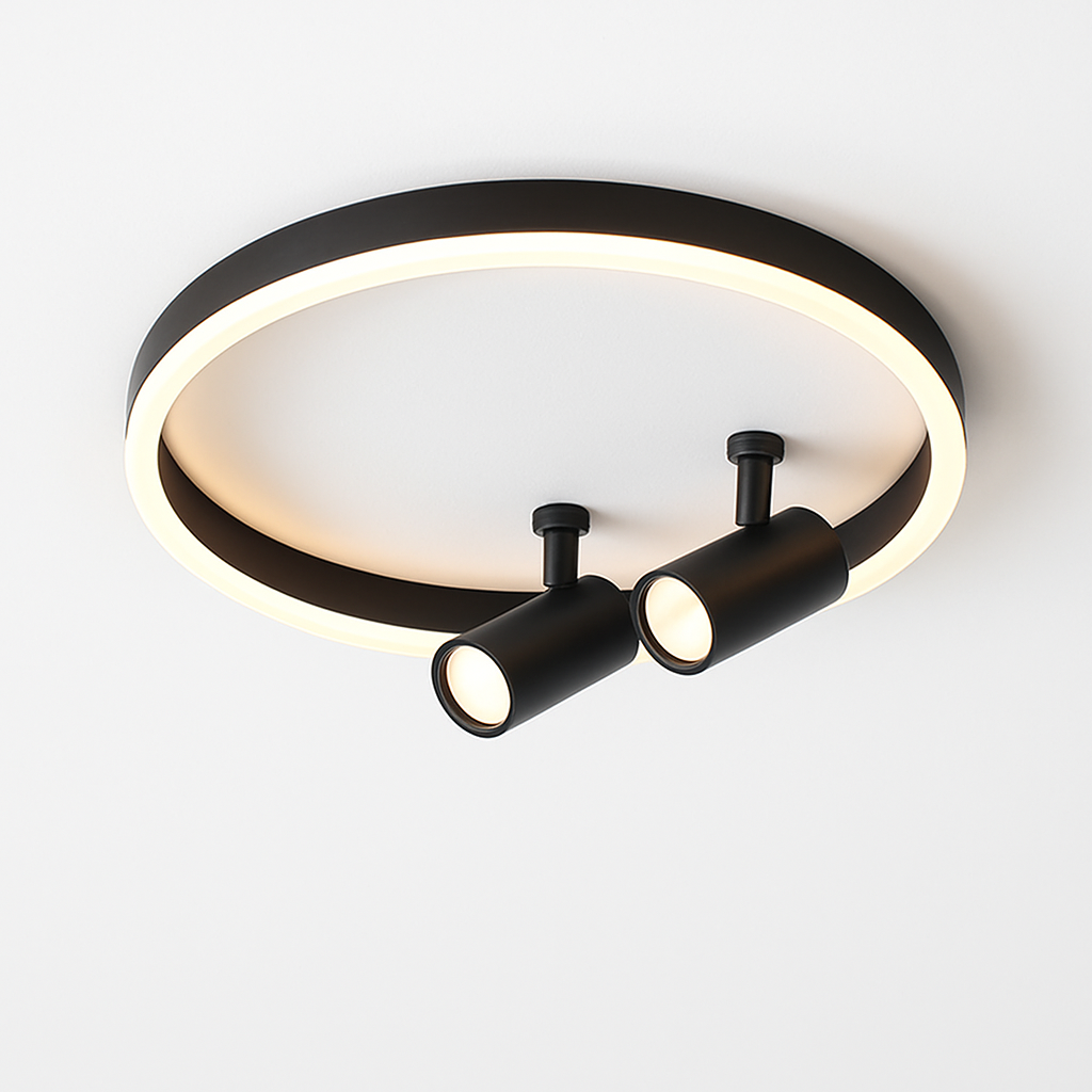 plafonnier led moderne avec projecteur pour décoration intérieure
