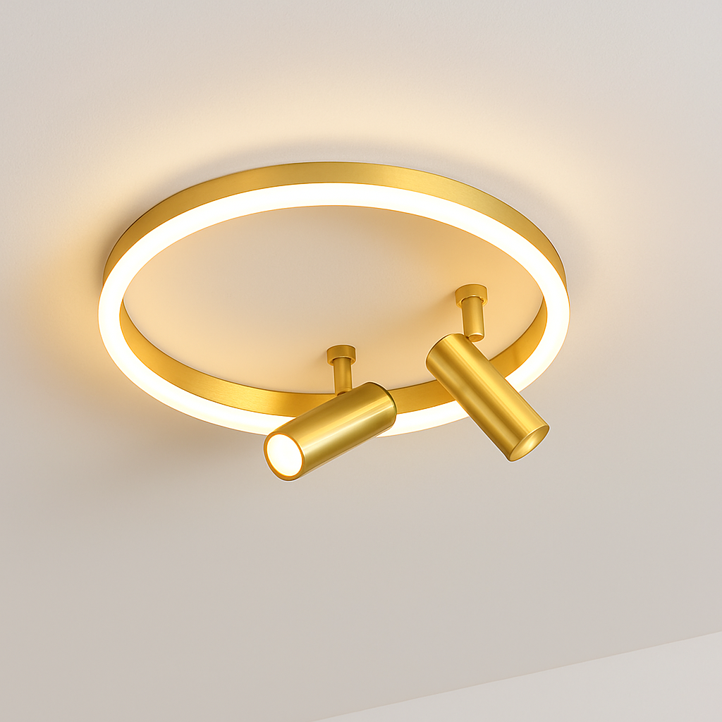 plafonnier led moderne avec projecteur pour décoration intérieure